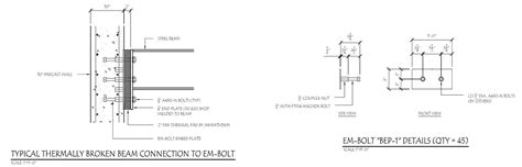 Embed Plates with Concrete Thermal Break Technology Speeds Complex ...