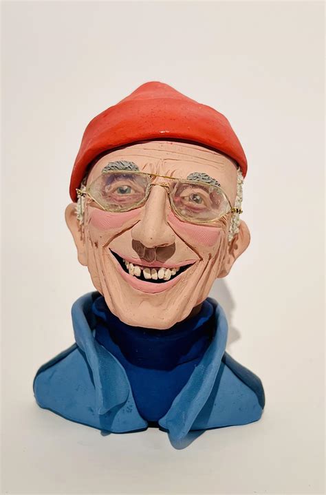 [self] Made this Jacques Cousteau head out of plasticine : r/Sculpture