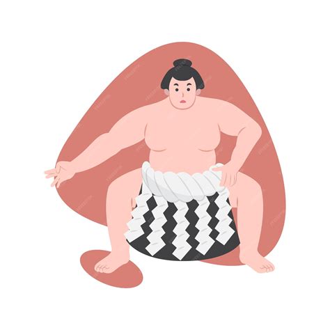 Premium Vector | Vector illustration of sumo martial art on white ...