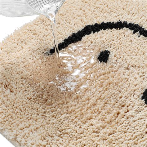 Feblilac Cute Naked Boobs Bath Mat, Fun Beige Mat for Bathroom, Anti