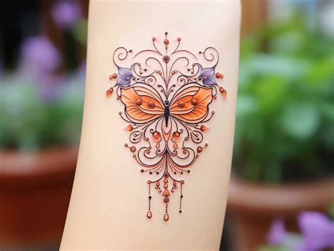 Orange Butterfly Tattoo Meaning: Unveiling the Symbolism of a Colorful Flutter