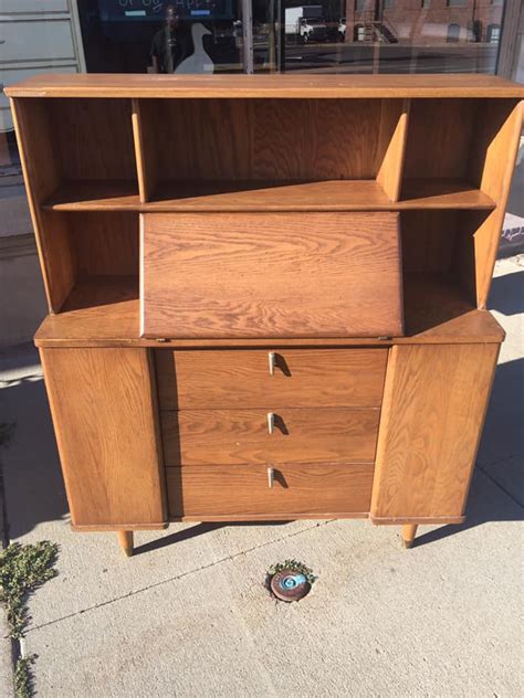 solid wood  secretary natural patina furniture