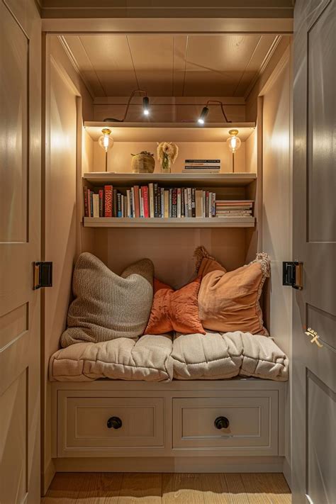 reading nook closet ideas
