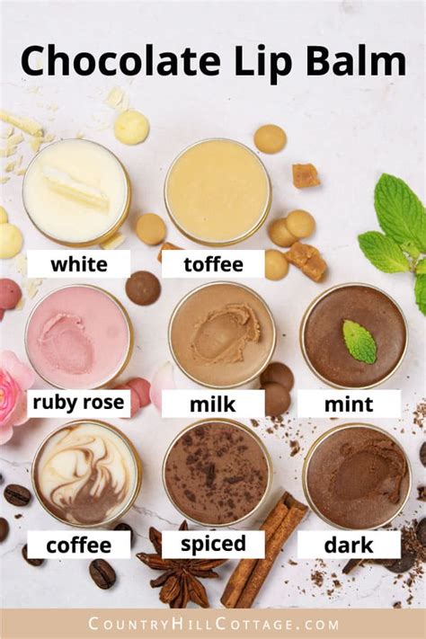 DIY Chocolate Lip Balm {8 Easy Recipes}