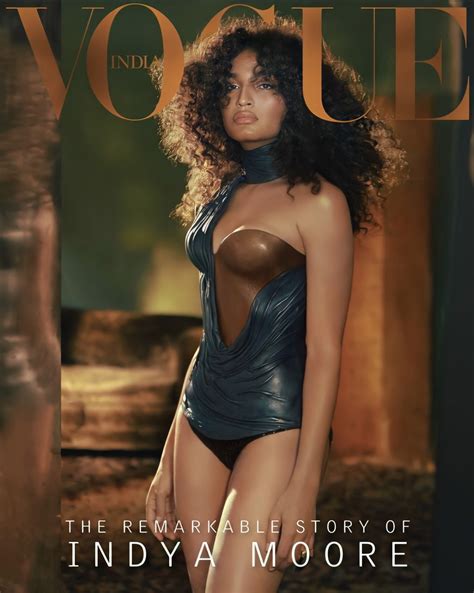 Indya Moore covers Vogue India October 2020 Digital Edition by Greg
