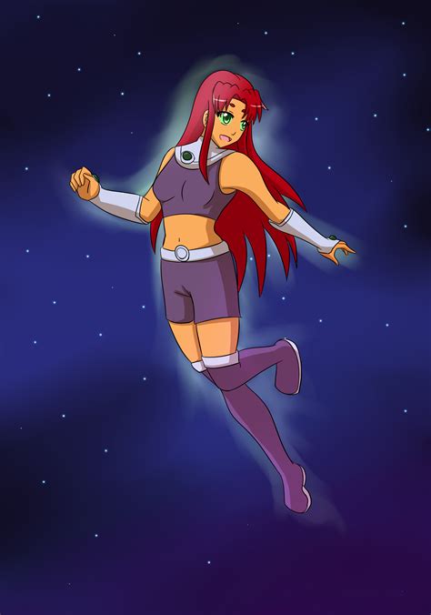 Starfire fanart - werygraph