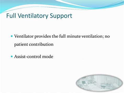 initiating ventilatory support powerpoint