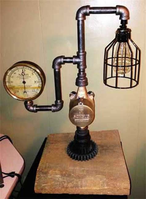 30 Creatively Cool Steampunk DIYs | Steampunk lamp, Steampunk lamp diy, Steampunk lighting