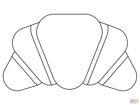 크로와상 색칠하기