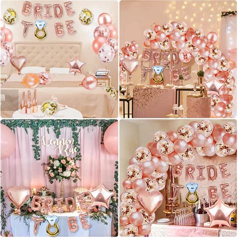 Bride To Be Party Decorations Balloons Set