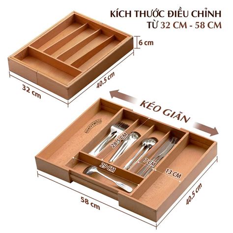 khay dung muong dua khay chia ngan keo tu bep nv  dung nha