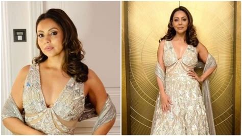 Gauri Khan sizzles in a silver embroidered gown, sets fashion goals ...