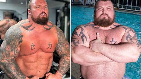 Eddie Hall reveals incredible body transformation and training regime ...