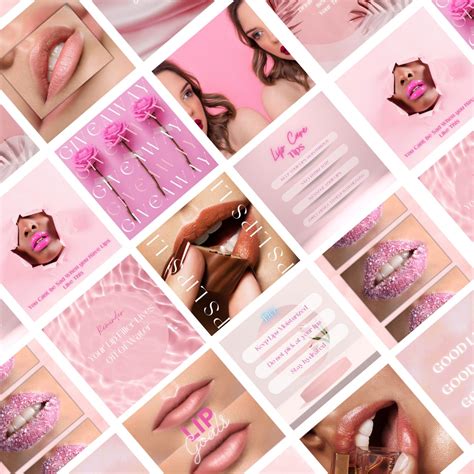 Hyaluron Pen Lip Filler Posts, Lip Filler Templates, Lip Filler