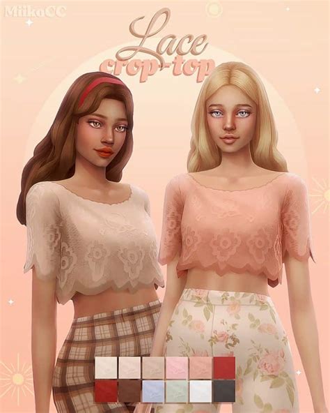 23+ Sims 4 Crop Tops: Unlock The Cutest Tops Now - We Want Mods