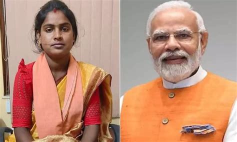pm modi commends bjp candidate rekha patra  courageous leadership