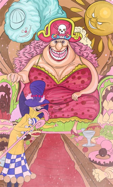 My in progress art for Big mom, the monstrous Iron balloon who is the
