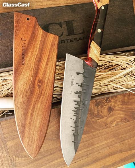 Selection of Wood and Resin Knife Handles - GlassCast