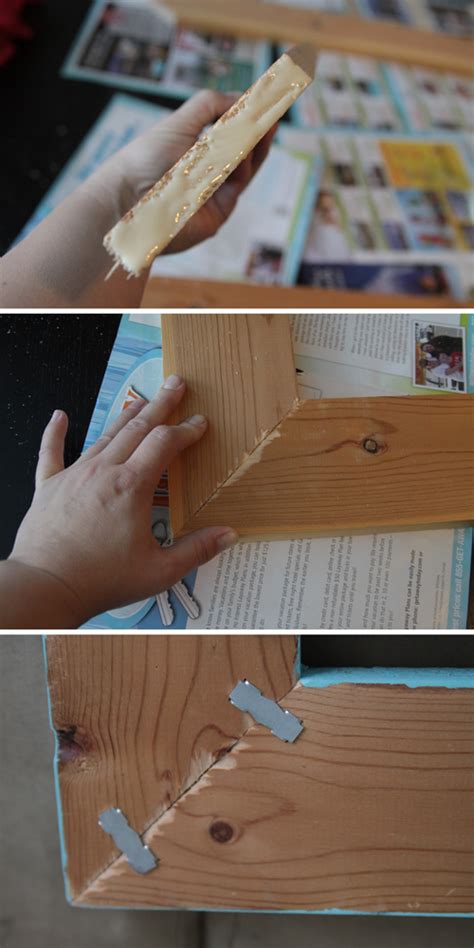 how to build a DIY wood frame for photos and printables - Gilson Hileboseek