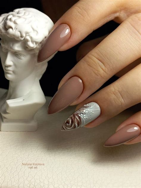 Маникюр роза рисунок гель-лаком | Stylish nails designs, Pretty nails ...