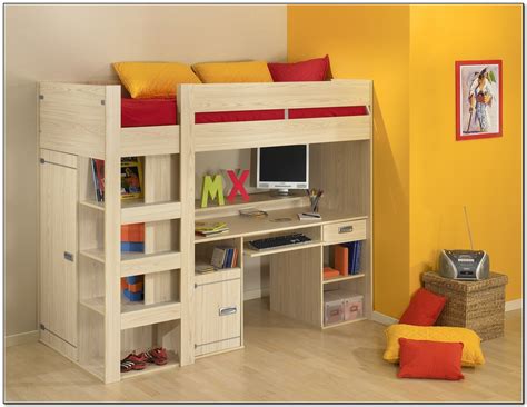 Cool Bunk Beds With Desk - Beds : Home Design Ideas #4Vn4aEGDNe5183
