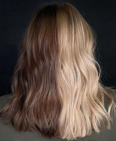 Half-Blonde Half-Brown Hair Will Give You It-Girl Vibes