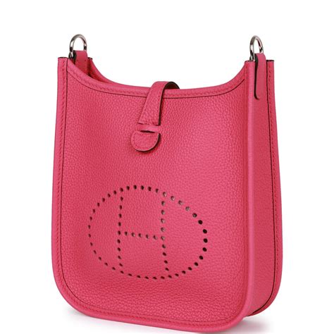 Hermes Evelyne TPM Rose Shocking Maurice Palladium Hardware