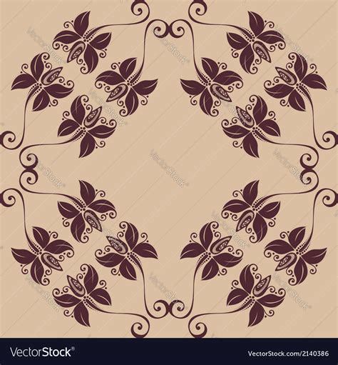 seamless floral pattern royalty  vector image