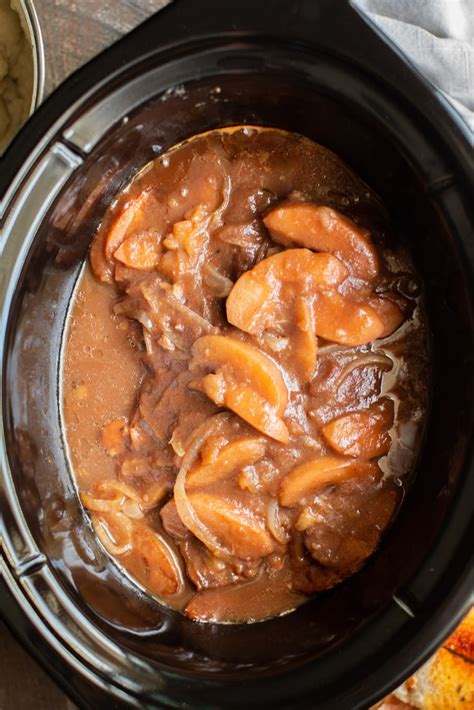 Slow Cooker Apple Butter Pork Chops - The Magical Slow Cooker