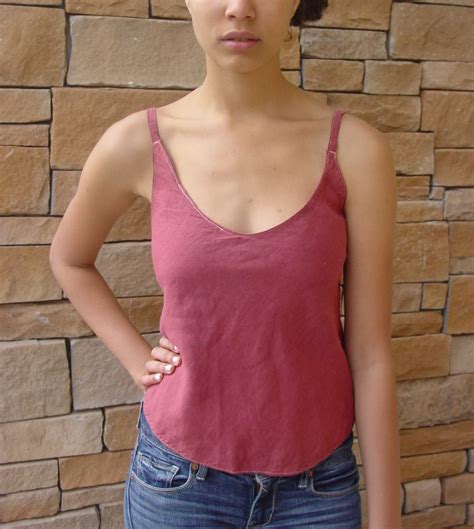 Braless Tank Top/100% Hemp Muslin/Cut on the Bias/Adjustable | Etsy
