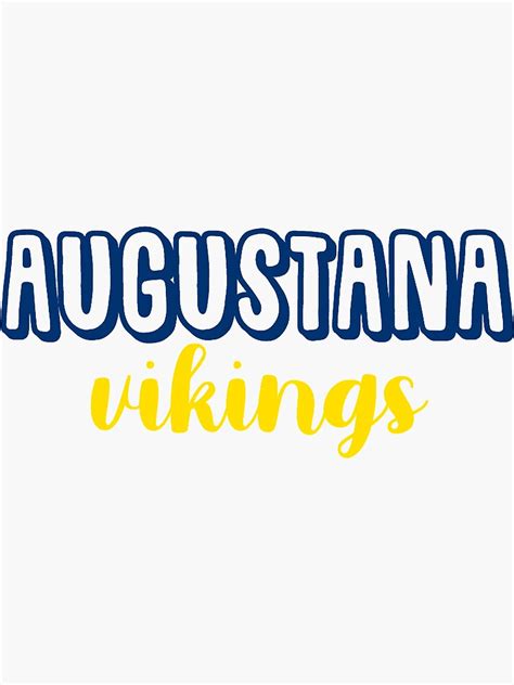 "augustana vikings sticker" Sticker for Sale by megangarazin | Redbubble