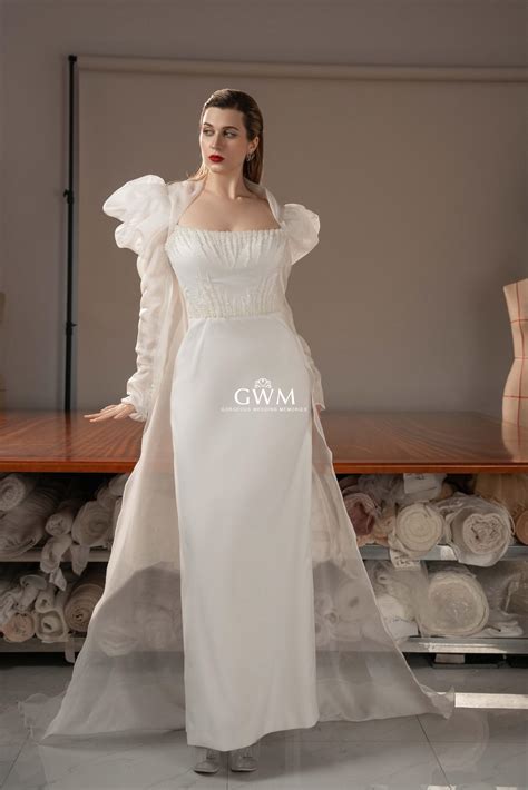 Stylish Spaghetti Strap Wedding Dresses | GWM Wedding