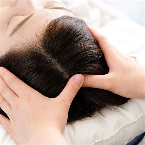 scalp massage  hair growth