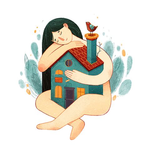 My body is my home on Behance