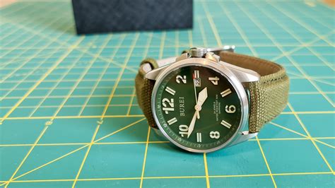 Burei Field Automatic watch (NH35+sapphire+st.steel) pictures and video