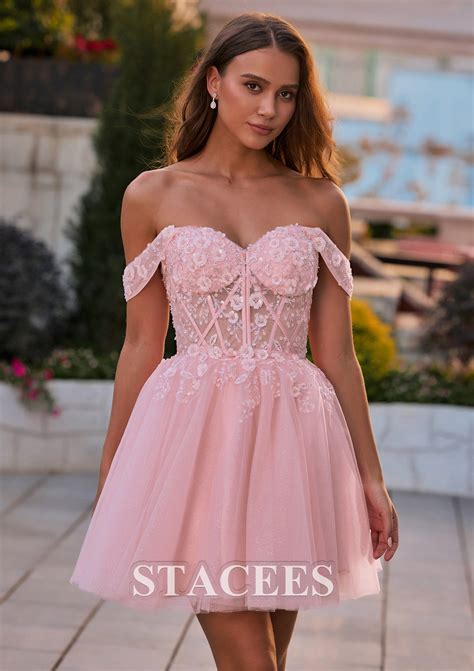 off the shoulder homecoming dresses 4