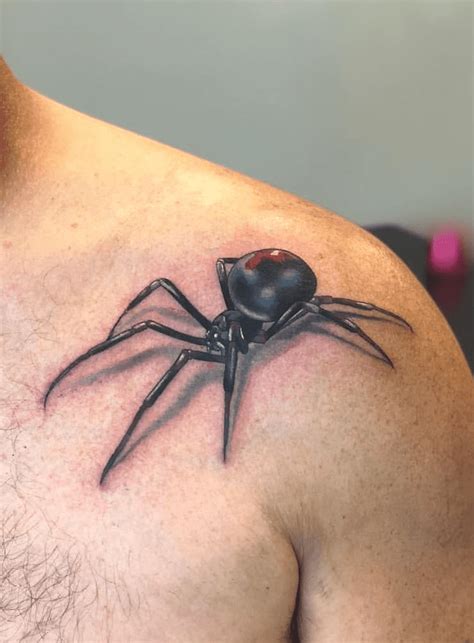 black widow spider tattoo design ideas images