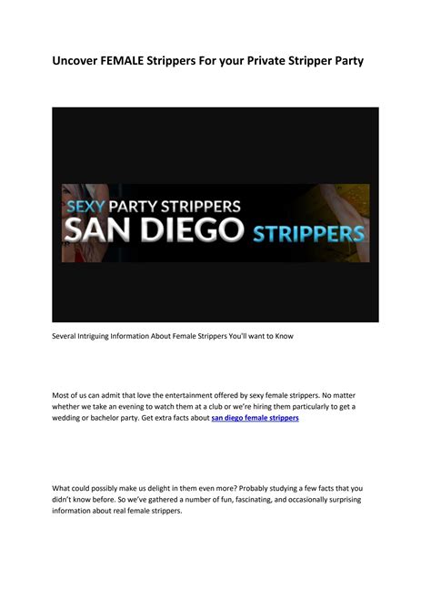 san diego female strippers by Thomas Shaw - Issuu