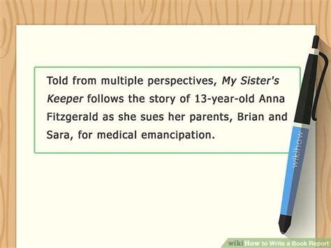 write  book report  pictures wikihow