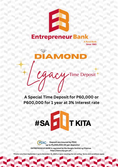 Diamond Legacy Time Deposit – Entrepreneur Bank