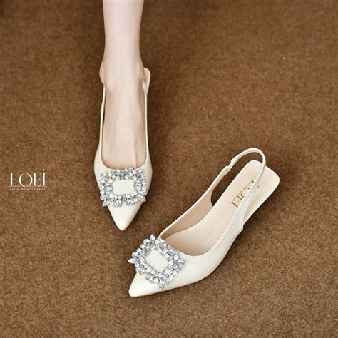 jual loei christy heels elegant wanita sepatu pesta slingback cantik