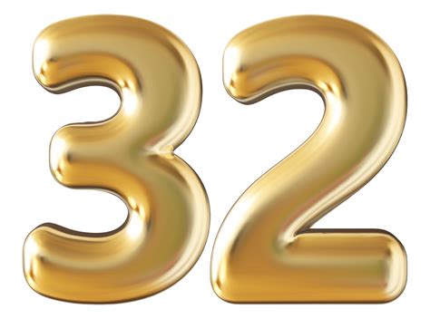 gold  number   png