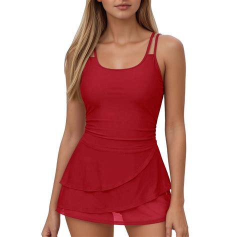 XIYON Womens One Piece Swimsuit Women's Elegant Swimwear With Flowy