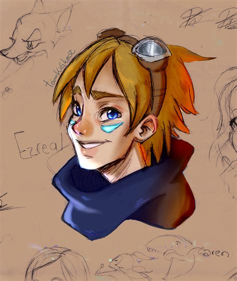 Ezreal-Fanart by TanukiGhost on DeviantArt