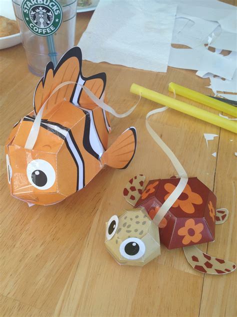 Finding Nemo Paper Craft For Kids Easy Paper Craft Ideas Finding ...