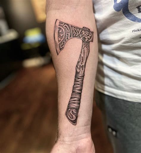 bearded axe tattoo bronctattooauscom