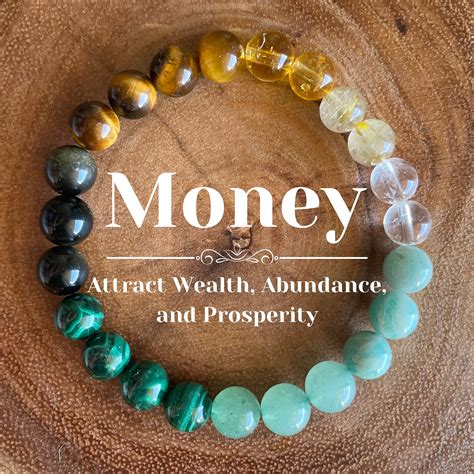 Money Bracelet Lucky Bracelet Attract Wealth Abundance & - Etsy