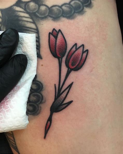 tattoo of a tulip 11