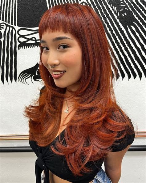 17 Gorgeous Fall Hair Colors with Bangs: Ideas to Embrace the Seasonal ...