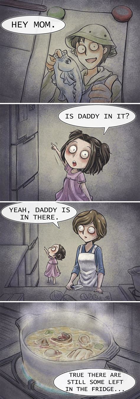 18 Creepy Comics With Unexpected Endings By Edd Lai | DeMilked